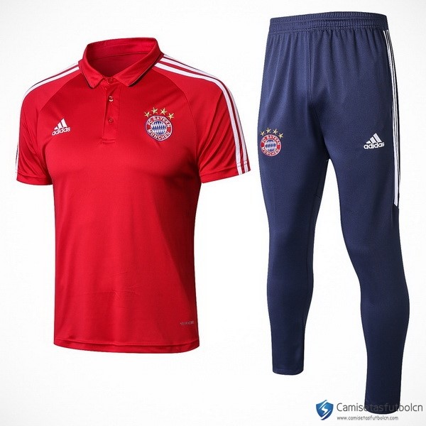 Polo Bayern Múnich Conjunto Completo 2017-18 Rojo